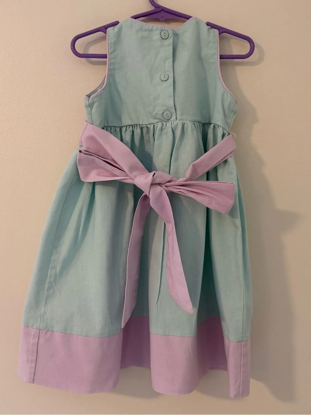 Hartstrings Linen Blend Little Girls Dress Sz 3T